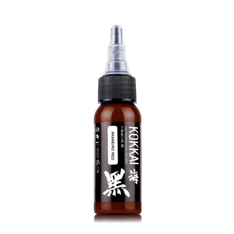 Kokkai Sumi Akaneiro Red 7 ml – Premium Tattoo Farbe Intensives Rot