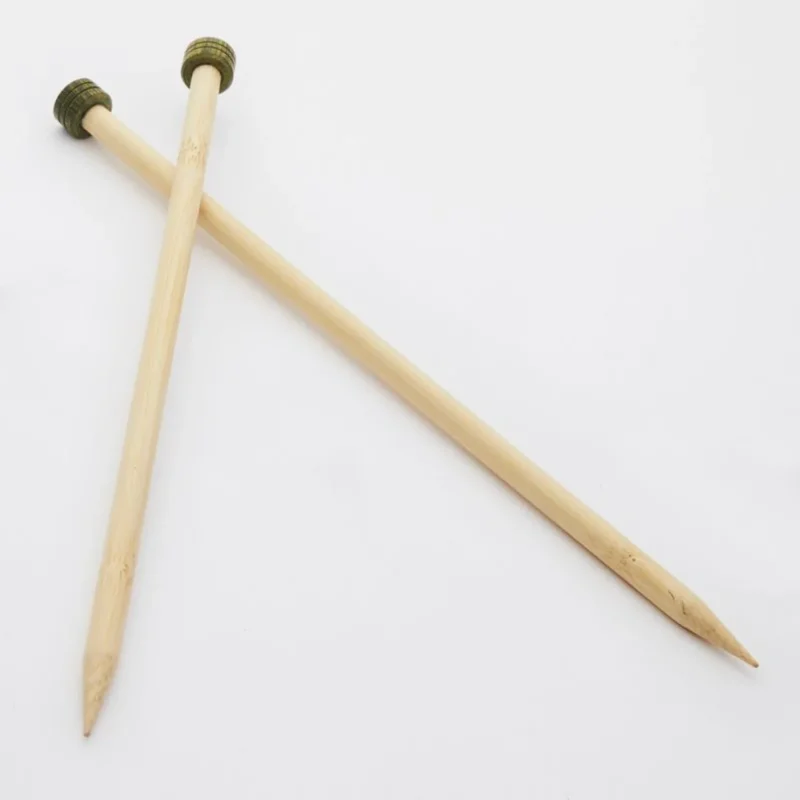 KnitPro Jackenstricknadeln bamboo 5,00 mm 33 cm 1 Paar