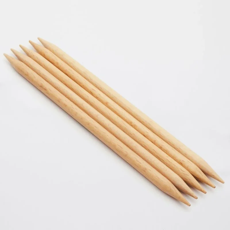 KnitPro Nadelspiel Basix Birch 6,00 mm 20 cm 5 St