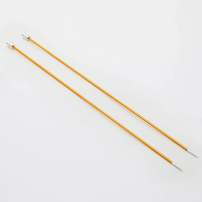 KnitPro Jackenstricknadeln ZING 2,25 mm 30 cm bernstein 1 Paar