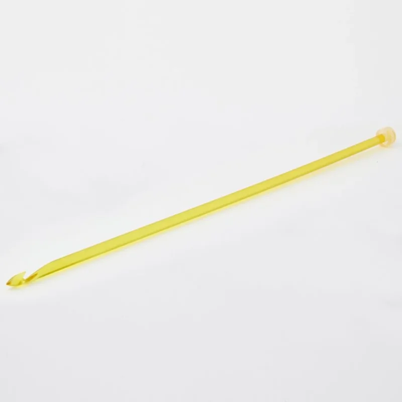 KnitPro Afghanische Häkelnadel TRENDZ 6,00 mm 30 cm gelb