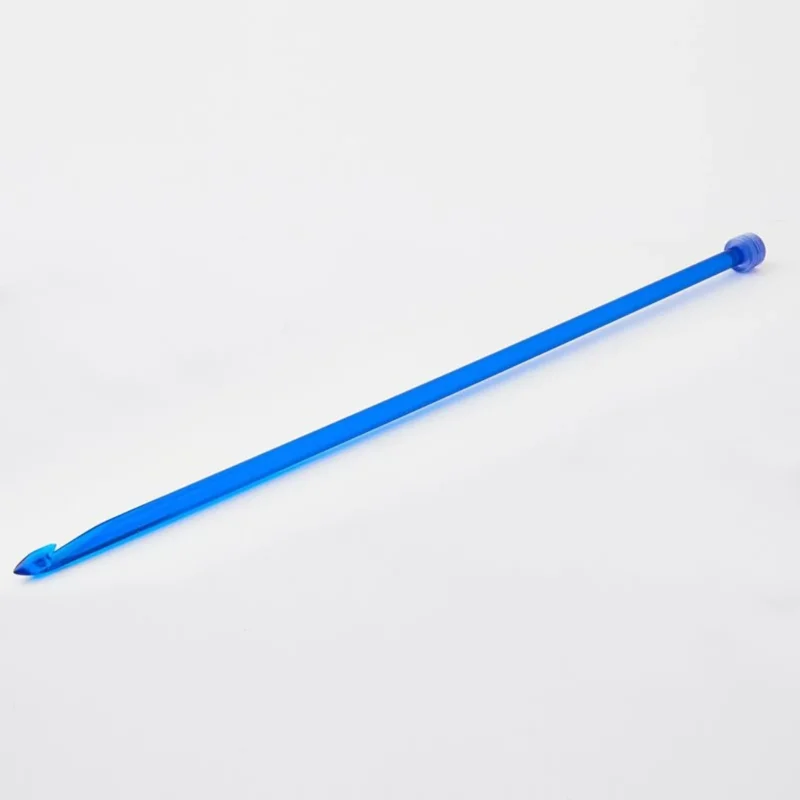 KnitPro Afghanische Häkelnadel TRENDZ 6,50 mm 30 cm blau