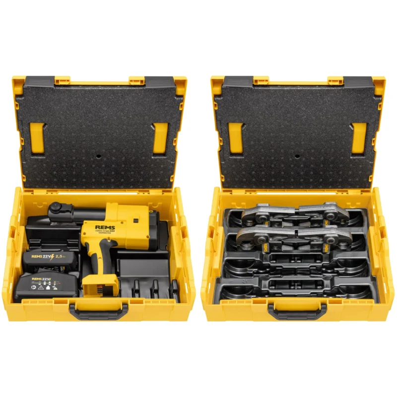 REMS - Akku-Press 22V Con. BP L-Boxx +PZ Set U 16+20+26+32 L-Boxx 576032 R220