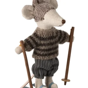 Vintermaus Mit Ski, großer Bruder von Maileg