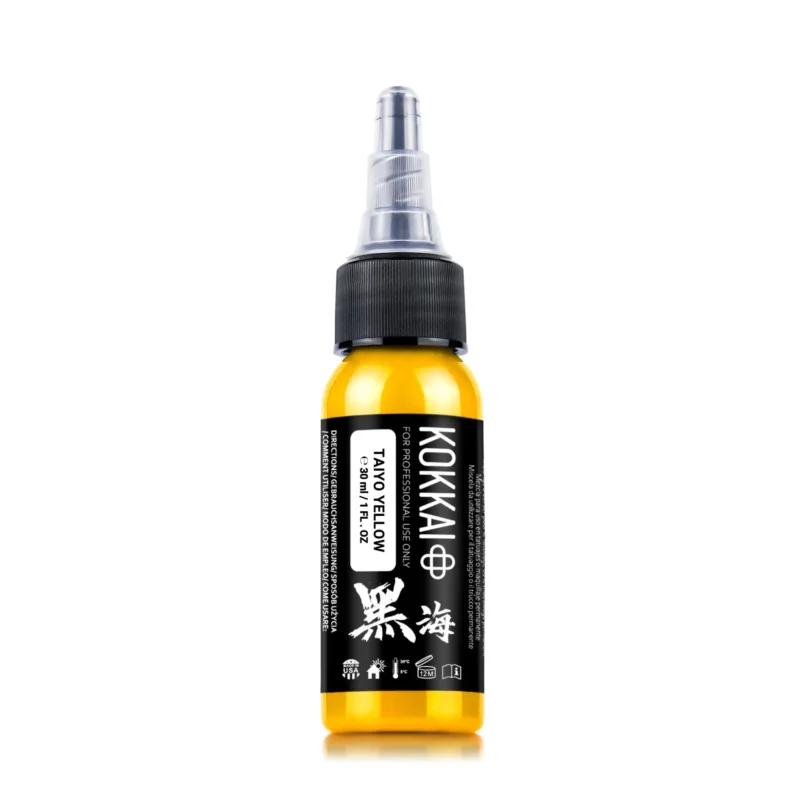 Kokkai Ink Tattoofarbe REACH - Taiyo Yellow 30ml