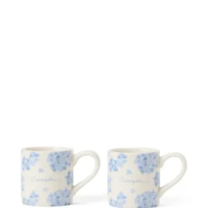 Lexington Floral Stoneware Espressotasse 2er Set aus Steinzeug