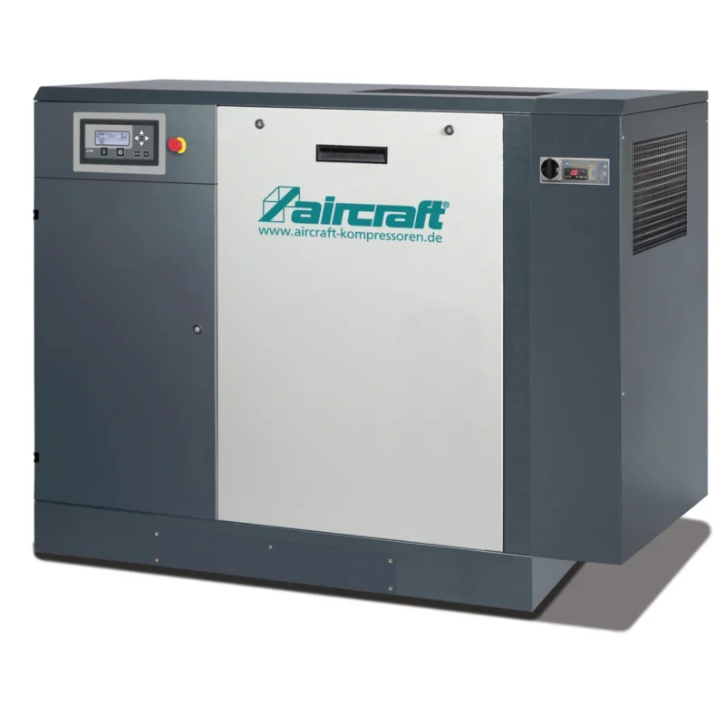 Produktbild von Schraubenkompressor mit Rippenbandriemenantrieb (Bodeninstallation mit Kältetrockner) A-Plus 18.5-10 K