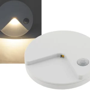 LED Treppenlicht mit Bewegungsmelder integr. Akku, warmweiß, Slim: 80x14mm