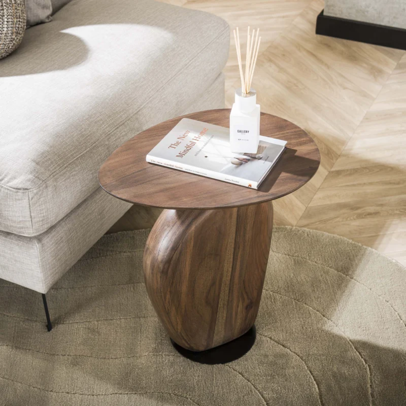 Beistelltisch Art Solid / Massiv Akazie glaze brown