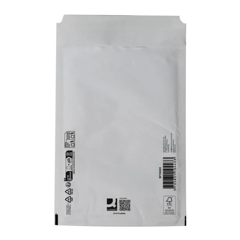 Q-CONNECT Luftpolstertasche D 4/14 A5 weiß