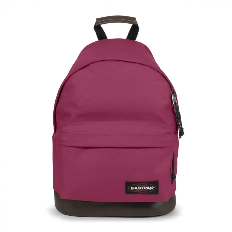 Eastpak WYOMING, Rucksack, Wine Burgundy (rot), 24L, mit Leder-Unterseite