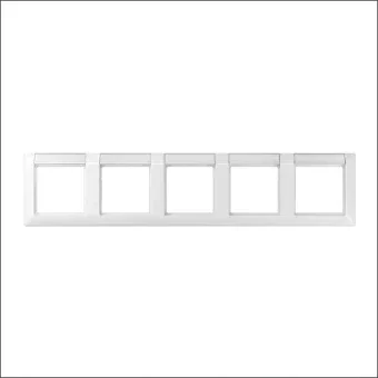 JUNG AS5850NAWW Abdeckrahmen Schalterprogramm 10 mm