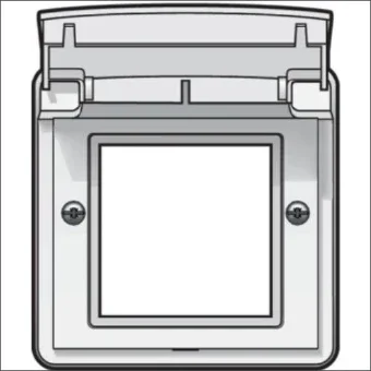 NIKO 701-85000 Inbouwunit leer 45 mm