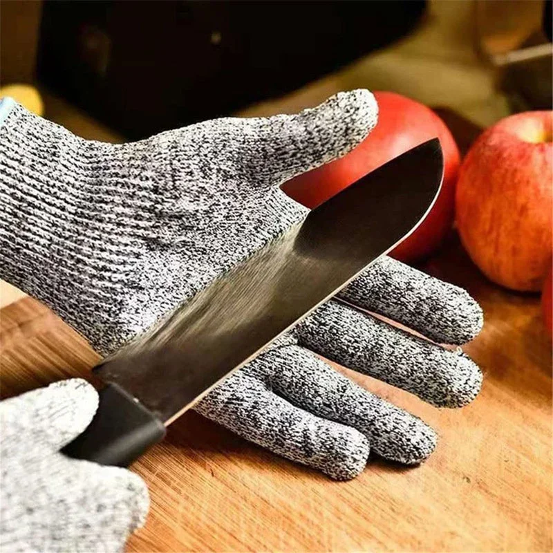 5 Level Schnittfeste Handschuhe – Garten Arbeitshandschuhe Anti-Schnitt, Rutschfest & Atmungsaktiv