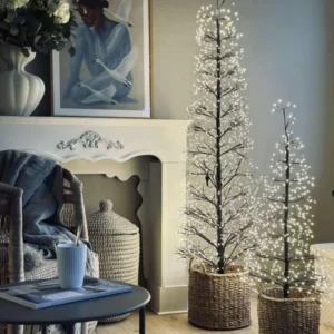 Weihnachtsbaum mit 600 LED-Lichtern - Black