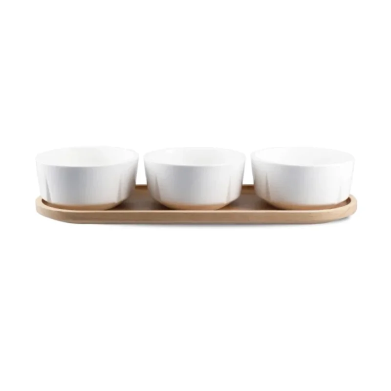 Rosendahl - Grand Cru Tapassæt 33x12 cm hvid 3 stk.