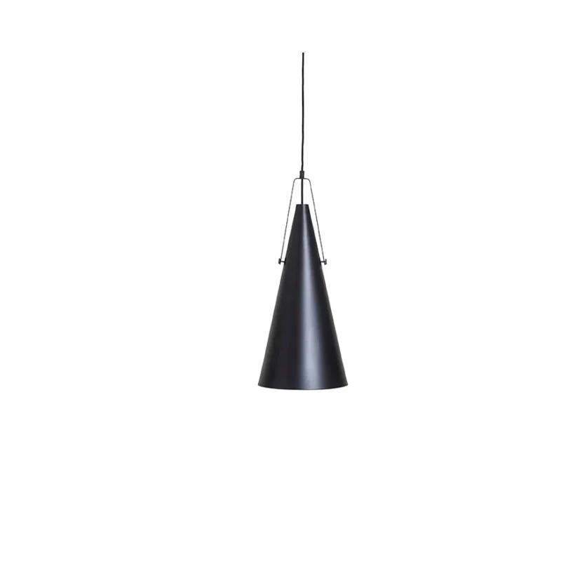 Yama Pendant Metall Middle EU E14 5,5W Schwarz fra Stellar Works