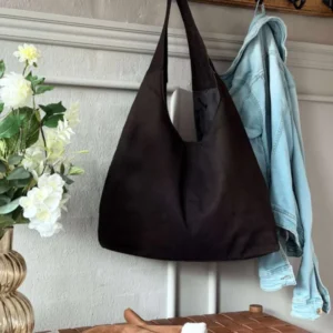 Shopper Wildleder - Coffee brown