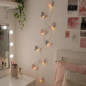 LED-Lichterkette - Schmetterlinge