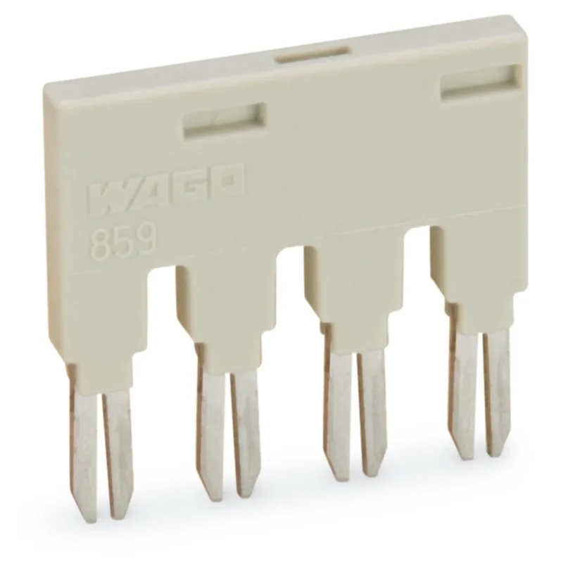 WAGO - Zubehör/Ersatzteile für Schaltrelais Brücker f.Brückungsschacht 859-404/000-006 4-fach,blau − 25 Stück