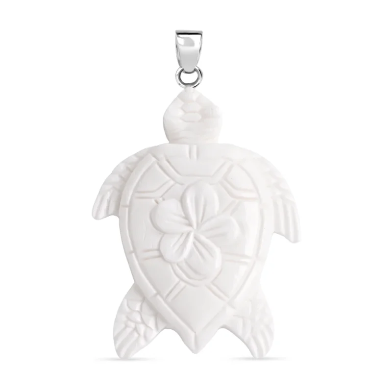 Royal Bali - Ox Bone Anhänger 925 Silber