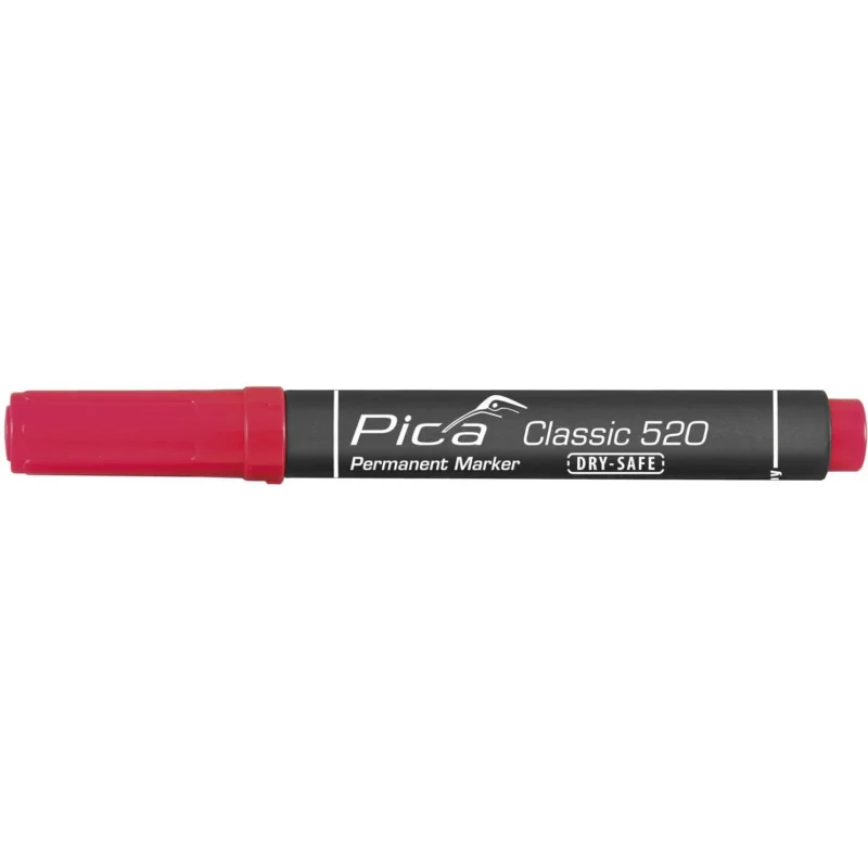 Pica-Marker - Markierungsstift Permanent Marker 520/40 rot, 1-4mm