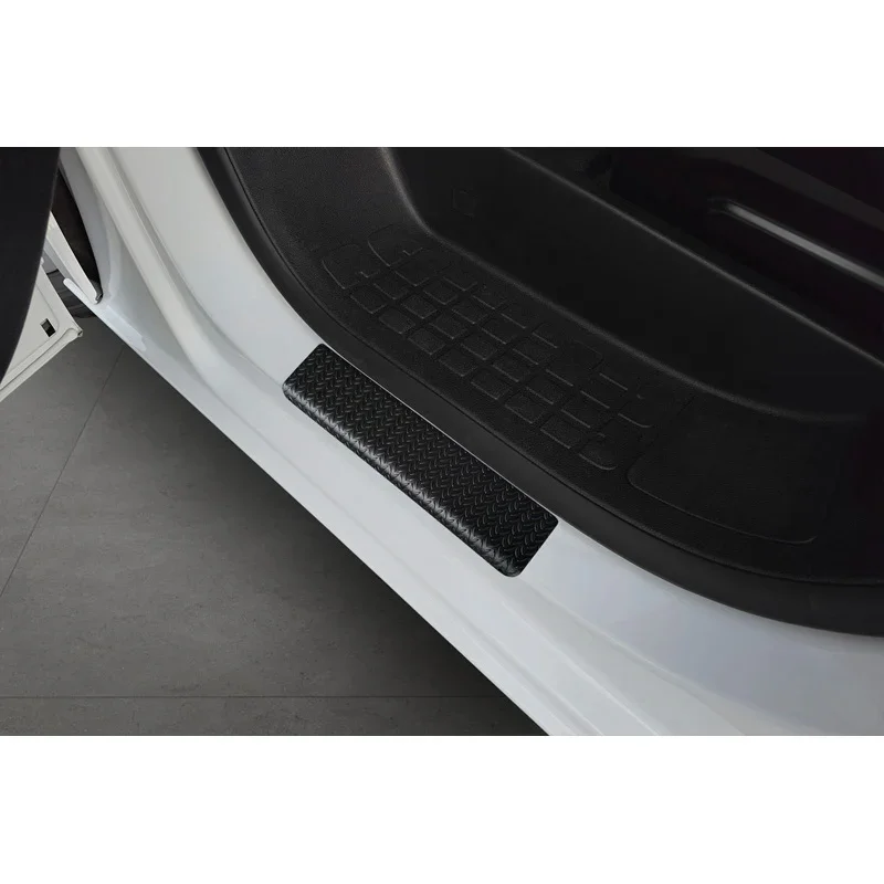 Avisa, Trittbretter, Aluminium, Passend für Toyota Proace Verso II, Citroën Spacetourer/Jumpy 4d 2016-, Peugeot Expert 4d 2016-2021 & FL 2021, Traveller 2016-, Opel Vivaro III/Zafira Life 2019-, 'Riffelblech' – 4 Teile – Schwarz