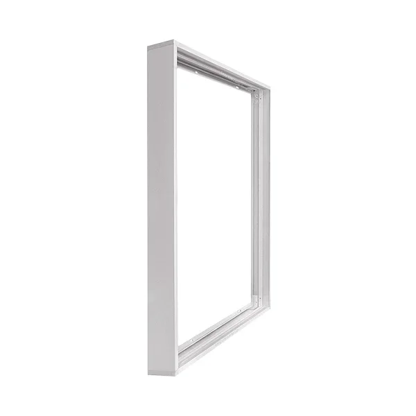 Aufbaurahmen Rand Weiß Aluminium für LED Panel 62 x 62cm Backlight Braytron – Bild 3