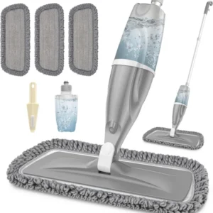 Sprühmopp Bodenwischer mit 3 Wischpads