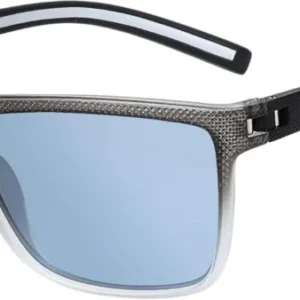 Polarisierte Sonnenbrille Herren UV400 TR90 Rahmen Grau