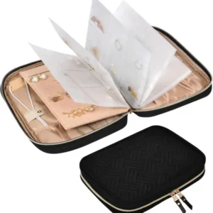 Schmuck Organizer Tasche, Faltbar Reise Schmucktasche