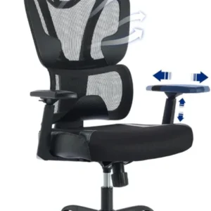 Ergonomischer Bürostuhl 200KG mit verstellbarer Lendenwirbelstütze