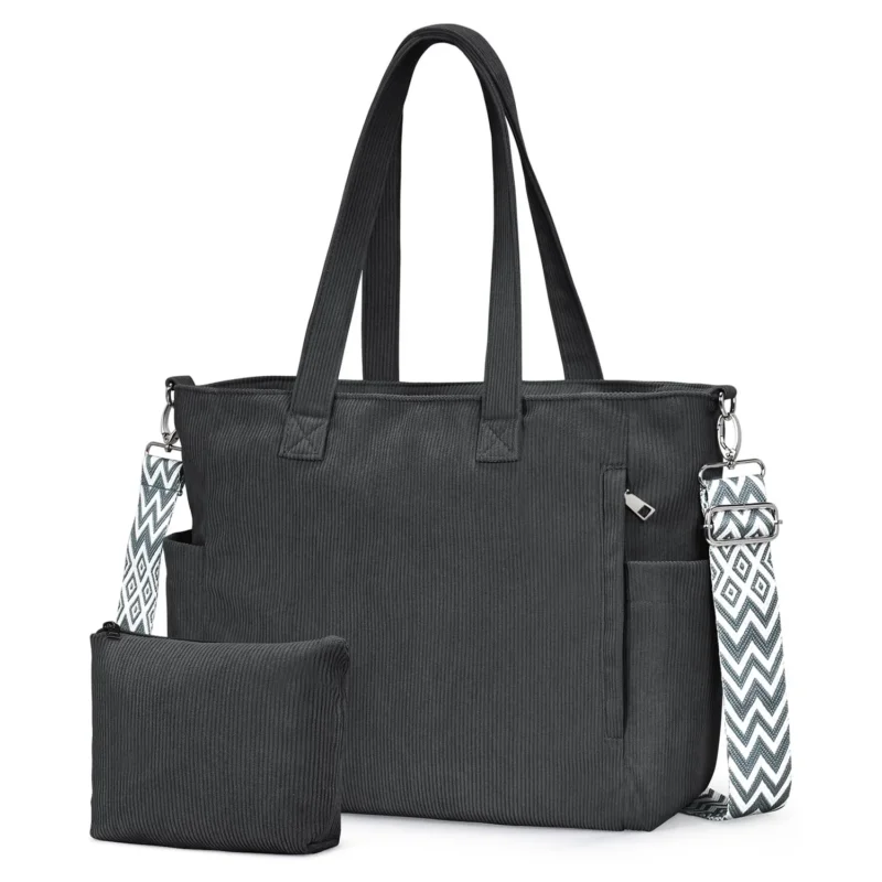 Oscaurt Cord Tote Bag Damen Umhängetasche Crossbody - Bild 1