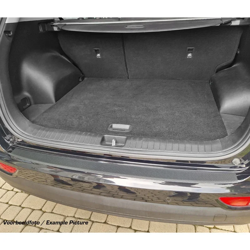 MAX6, Schutzfolie für die Heckstoßstange, Carbon-Optik, Passend für Fiat Tipo Kombi (356) 2016- , maßgeschneiderte Lösung