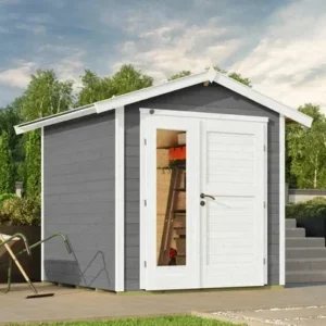 Weka Gartenhaus Blackmount 224, 205x209, Carbongrau