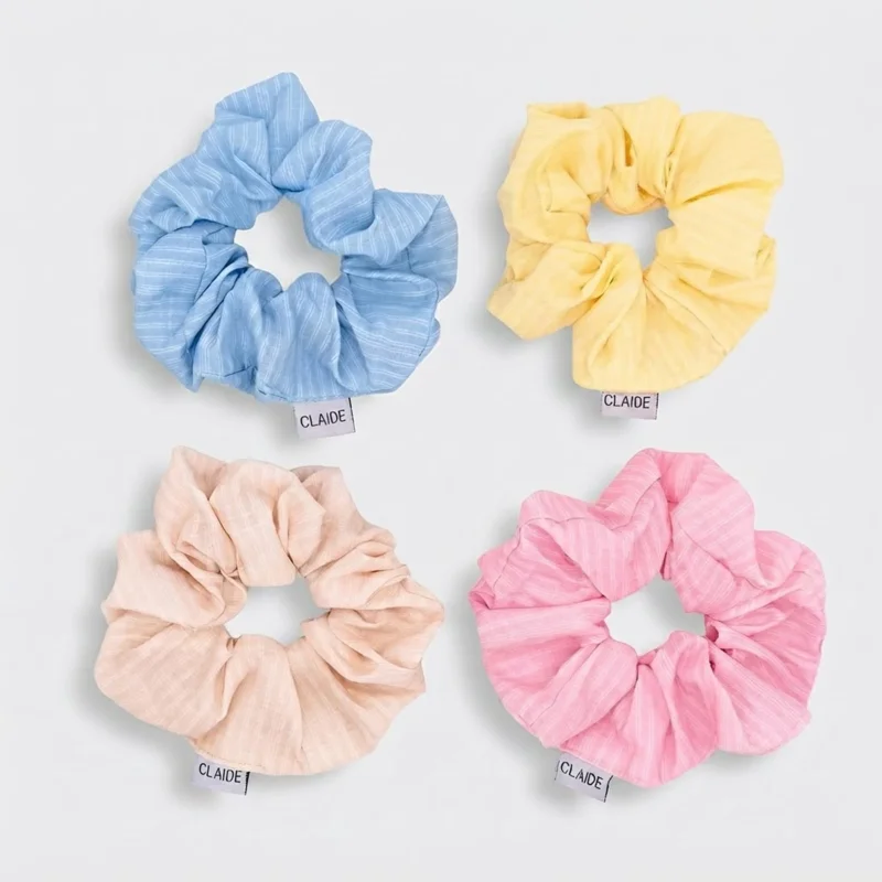 Scrunchies Stripes Bundle (4er-Pack)