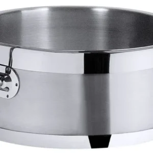 Edelstahl Bratentopf flache Form Ø 16-50 cm / Serie 2200 - CPGASTRO
