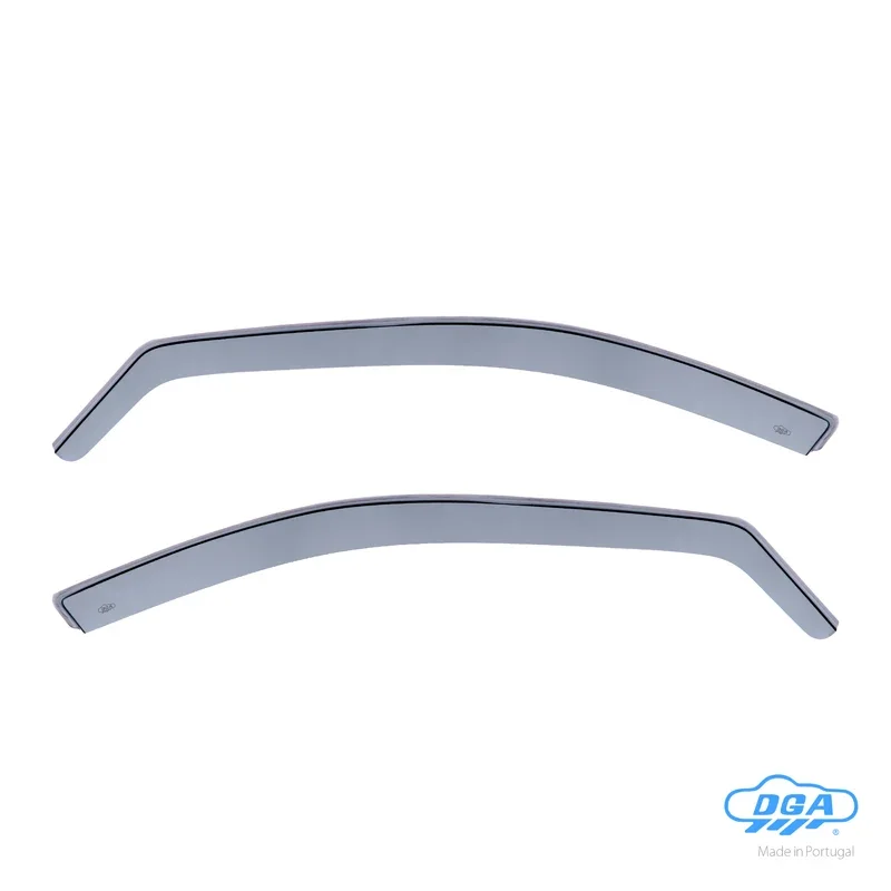 DGA, Windabweiser, Rauchfarben, 2er-Pack, passend für Mercedes C-Class W203 Limousine/Kombi (2000-2007)