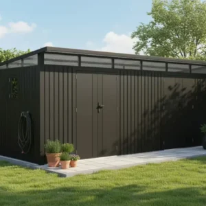 StarLine Metall Gerätehaus Modell Skylight 2-Raum 15,18 m²