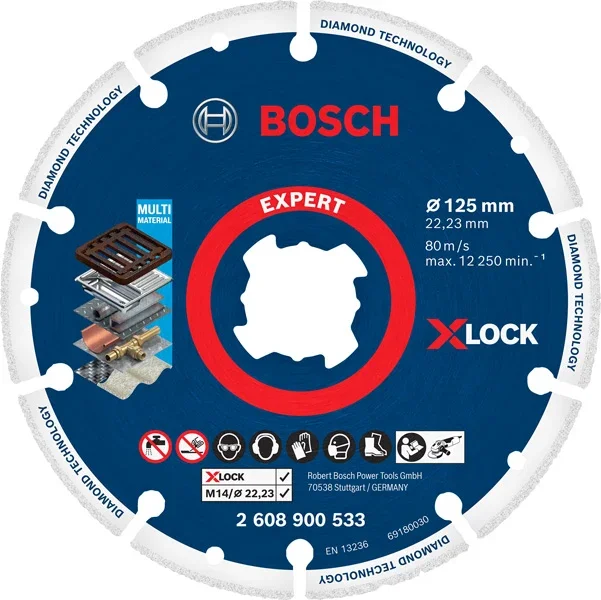 Produktbild von EXPERT Diamond Metal Wheel Trennscheibe, X-LOCK, 125x22,23 mm