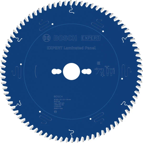 Produktbild von EXPERT Laminated Panel Kreissägeblatt, 250x30 mm, Z80
