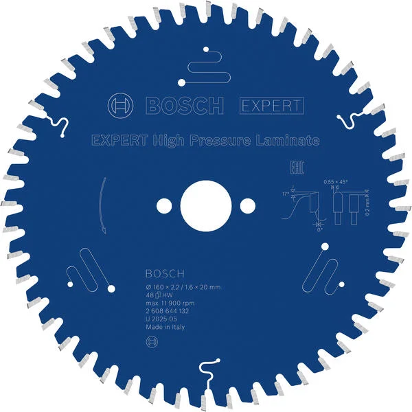 Produktbild von EXPERT High Pressure Laminate Kreissägeblatt, 160x2,2/1,6x20 mm, Z48
