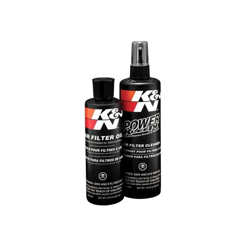K&N, Luftfilter Reinigungskit / mit Squeeze-Flasche Rot (99-5050), Schwarz