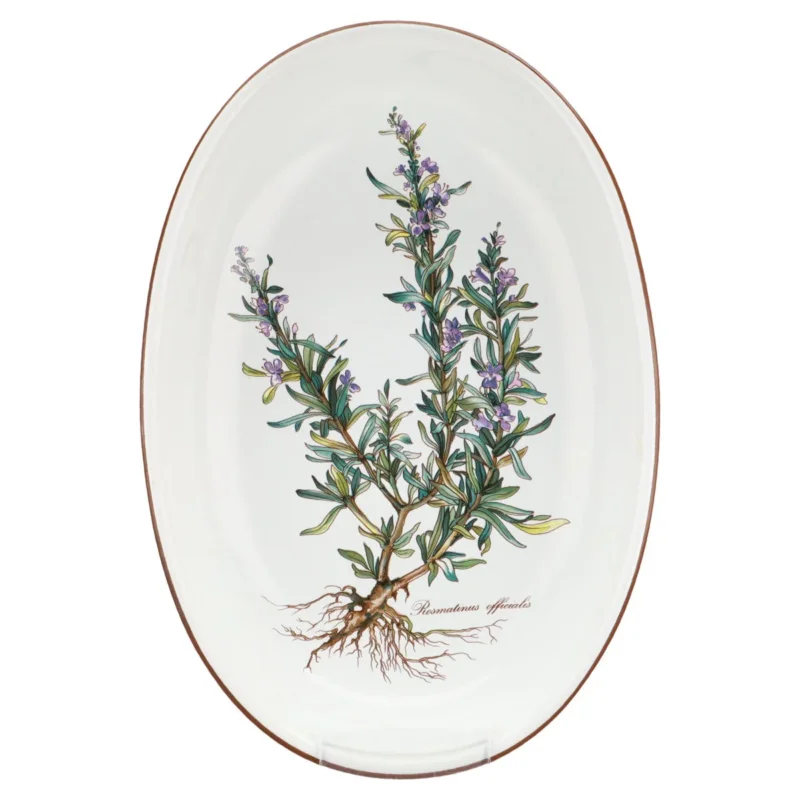 Schüssel oval flach mittelgroß - Rosmarinus officinalis