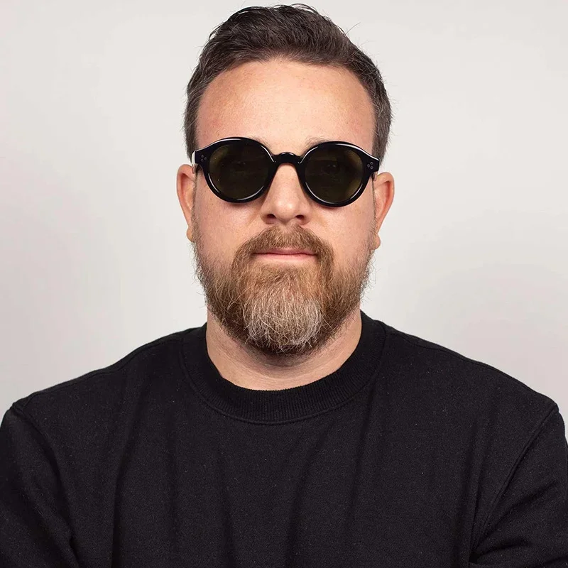 Damen Modische Rund-Sonnenbrille mit stilvollen Akzenten Karnz