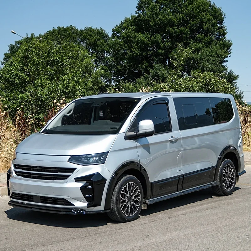 OneWay, Skærmforstørrersæt, Gloss black, passer til Volkswagen Transporter T7 (2024-), Kort akselafstand / Skydedør venstre & højre