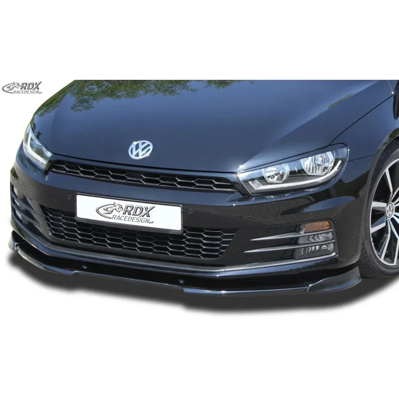 RDX Racedesign, Frontspoiler Vario-X passend für Volkswagen Scirocco III 2014- (PU), PU-Rim, Unlackiert