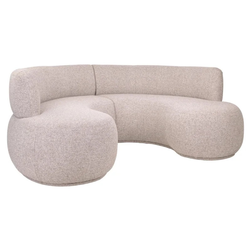 Richmond Interiors Sitzbank Sorrobon cayenne brown round (Set of 2)-www.Stil-Ambiente.de-216411