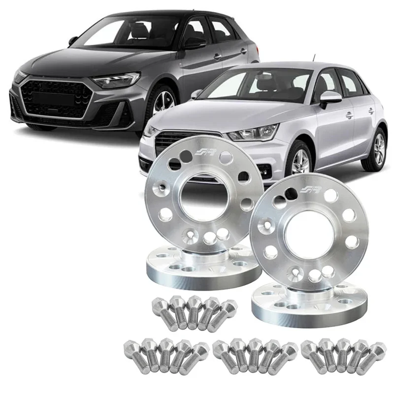 Simoni Racing, Spurverbreiterungs-Kit, Aluminium, 2x16 mm (VA) - 2x20 mm (HA), passt zu Audi verschiedene