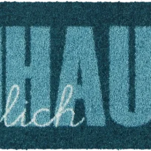 Fußabtreter klein 30x75 Zuhause Type aqua
